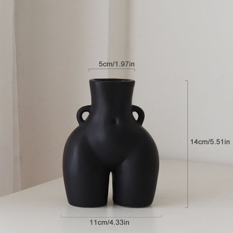 Human Body Ceramics Vases