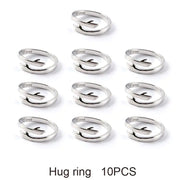 Silver Hug Ring