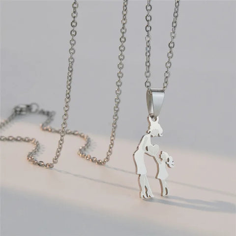 Family Silver Necklaces