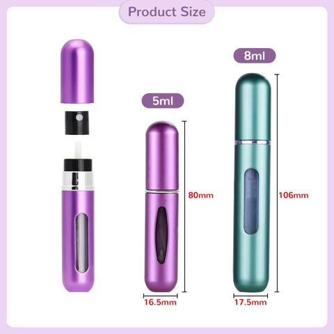 Refillable Aluminum Perfume Bottle